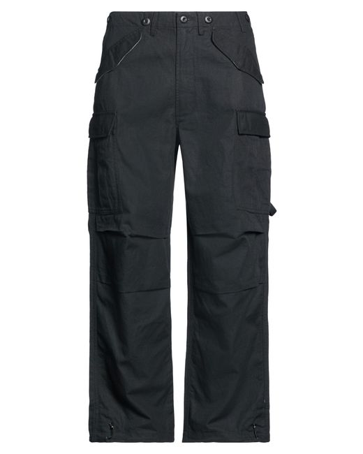 Maharishi Blue Pants Cotton, Calcium Carbonate for men