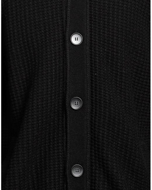 Cashmere Company Black Cardigan for men