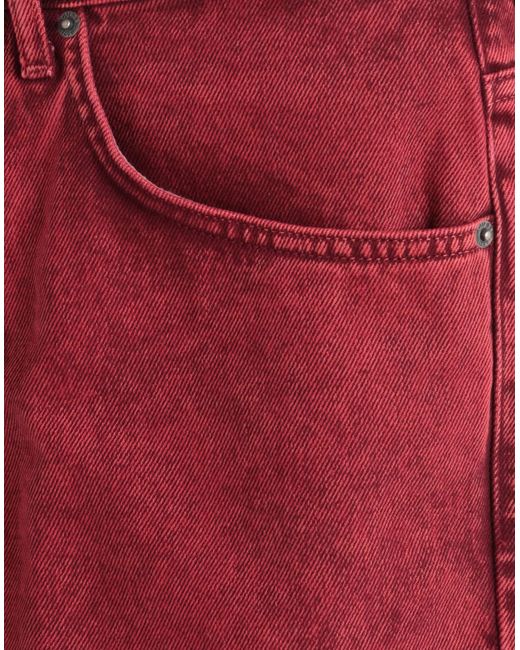 Guess Red Denim Shorts for men