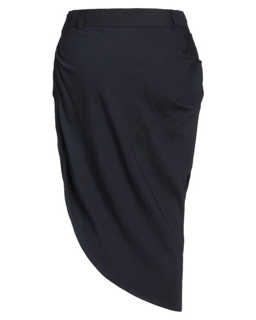 Jacquemus Blue Midi Skirt Viscose, Polyamide