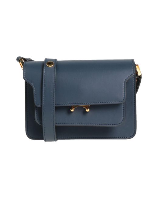 Marni Blue Cross-Body Bag Calfskin