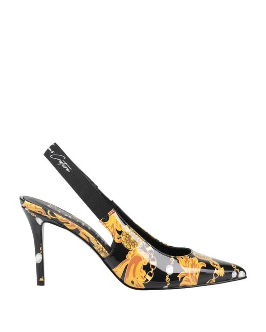 Versace Jeans Couture Metallic Pumps