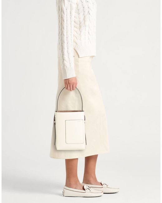 Valextra Natural Shoulder Bag