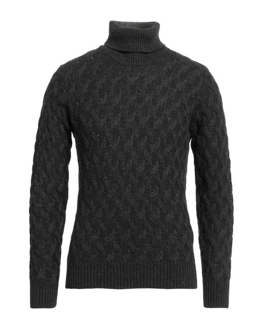Brooksfield Black Turtleneck for men