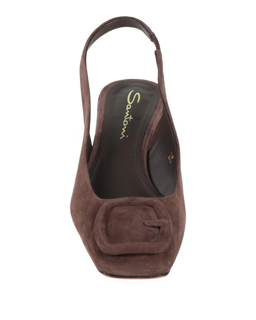 Santoni Brown Pumps