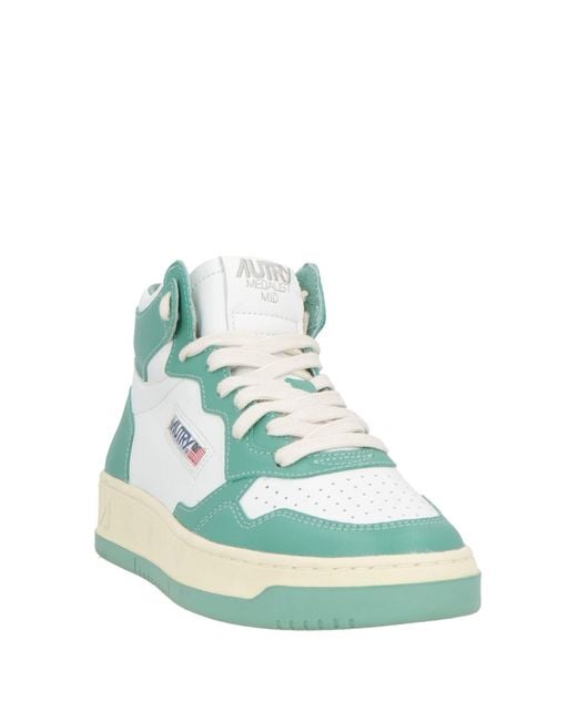 Autry Green Sneakers Leather
