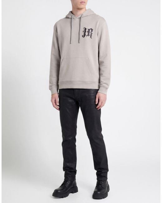 John Richmond Gray Sweatshirt Cotton, Polyester for men