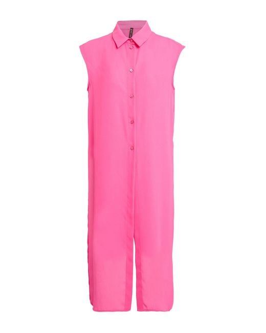 Manila Grace Pink Fuchsia Shirt Polyester