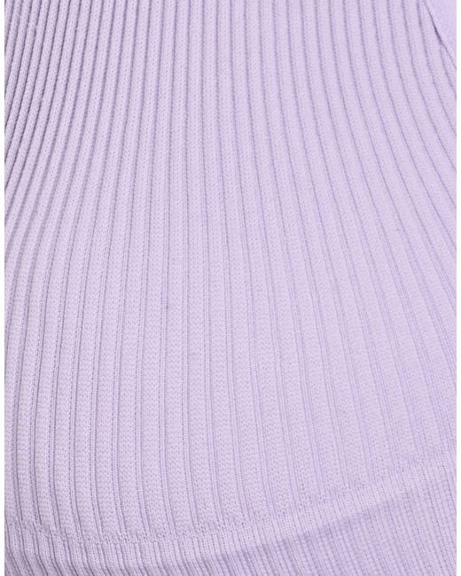 ANDREADAMO Purple Lilac Top Polyamide, Elastane