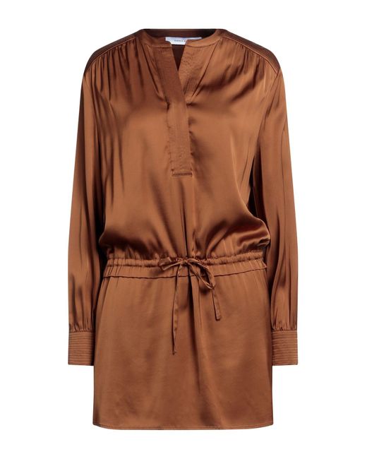 EMMA & GAIA Brown Mini-Kleid