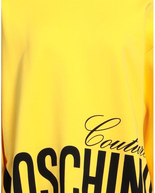 Moschino Yellow Sweatshirt