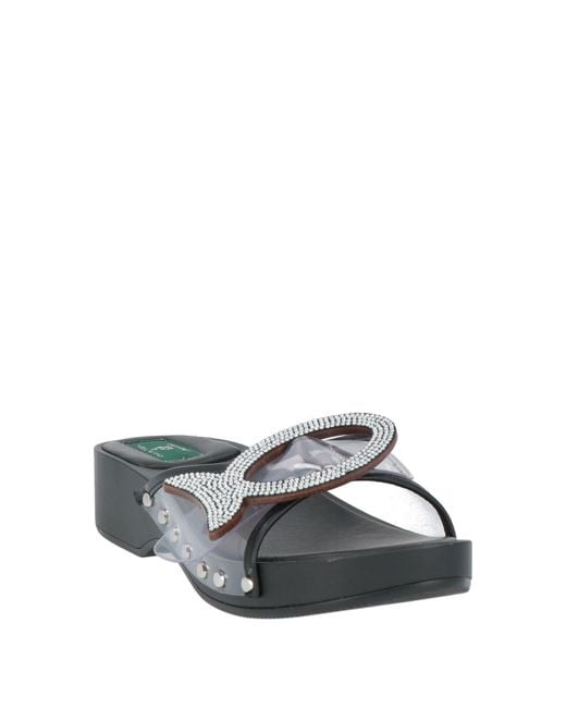 Emilio Pucci Gray Sandals Synthetic Material