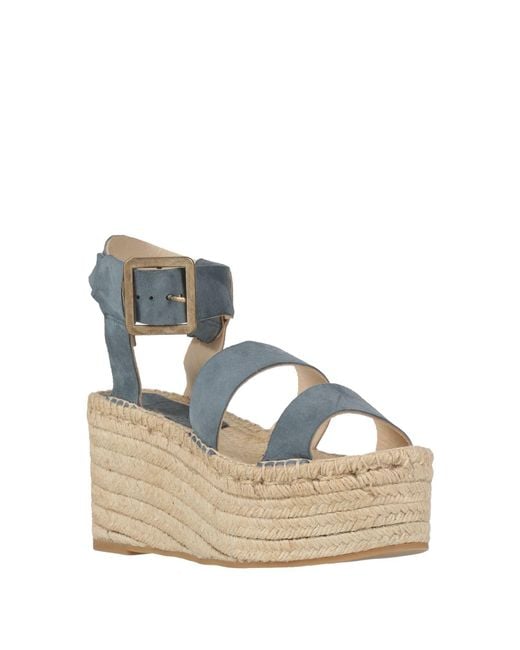 Alohas Blue Slate Espadrilles Leather