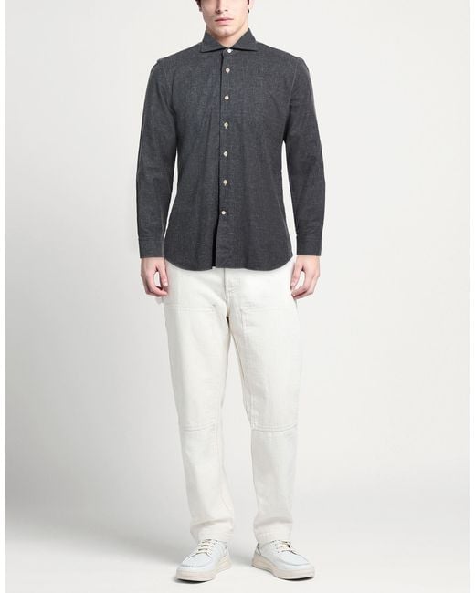 Alessandro Gherardi Blue Shirt Cotton for men