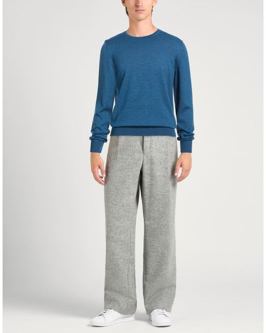 Gran Sasso Blue Sweater Virgin Wool for men