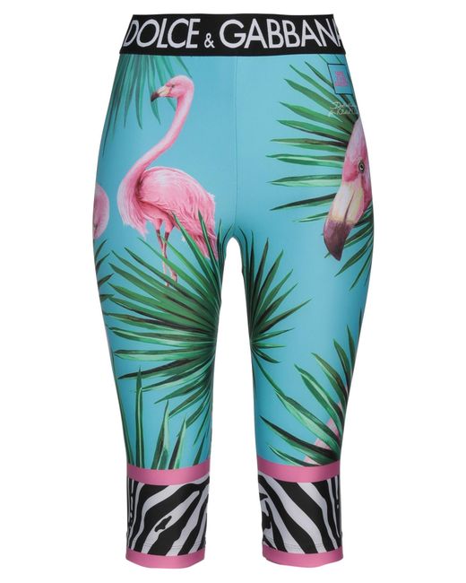 Dolce & Gabbana Blue Leggings