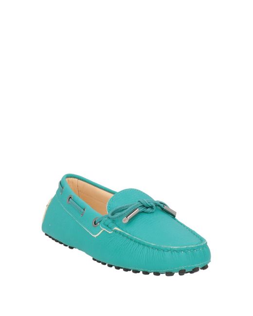 Tod's Green Loafers