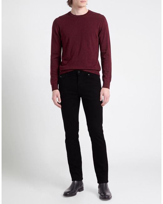 Tramarossa Black Jeans Cotton, Polyester, Elastane for men
