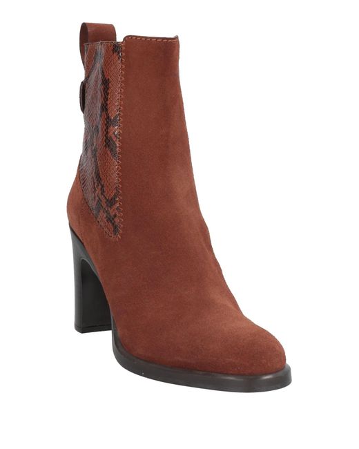 See By Chloé Brown Ankle Boots Leather
