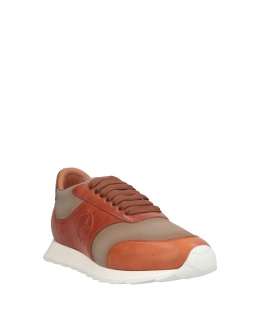Giorgio Armani Brown Trainers for men