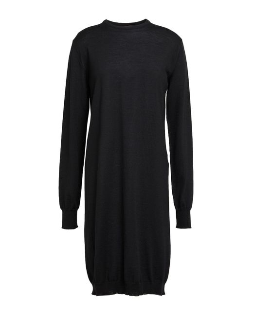 Fabiana Filippi Women's Black Mini Dress Virgin Wool