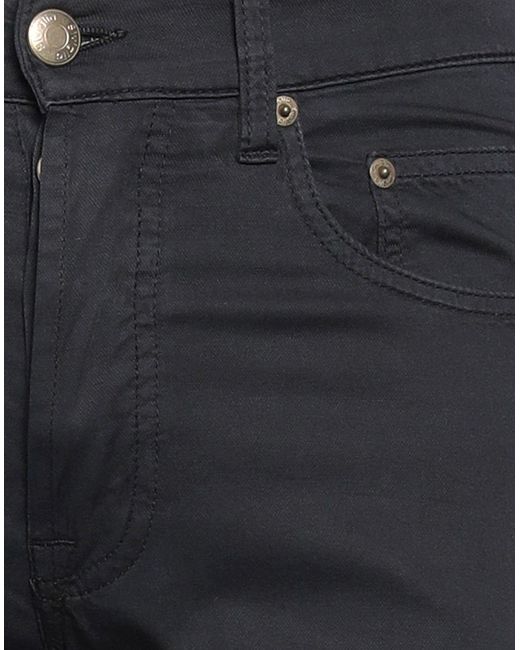 Siviglia Blue Midnight Pants Cotton, Linen, Elastane for men