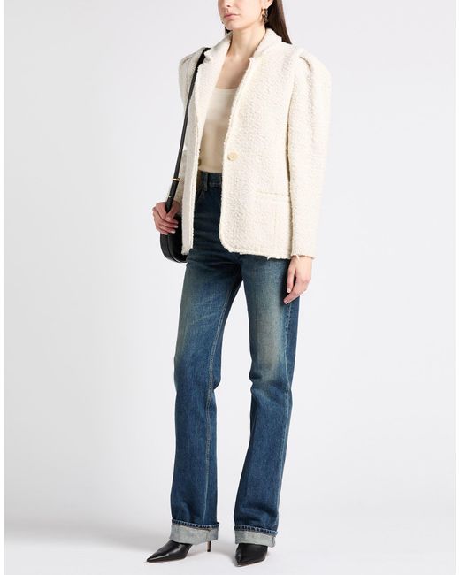 Isabel Marant White Blazer Acrylic, Wool, Polyester