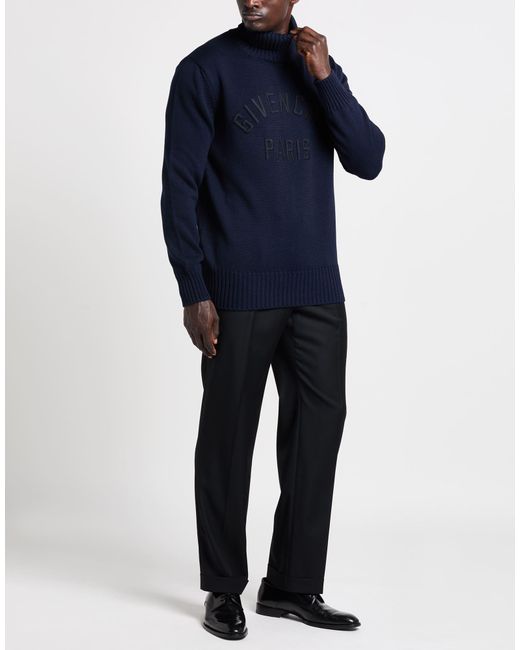 Givenchy Blue Turtleneck Cotton for men