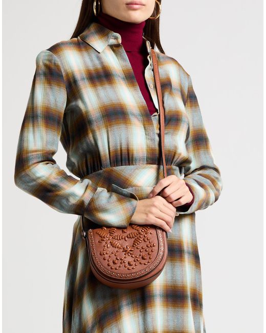 ERMANNO FIRENZE Brown Cross-body Bag