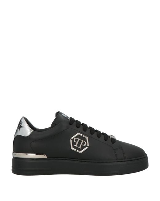 Philipp Plein Black Sneakers Leather for men