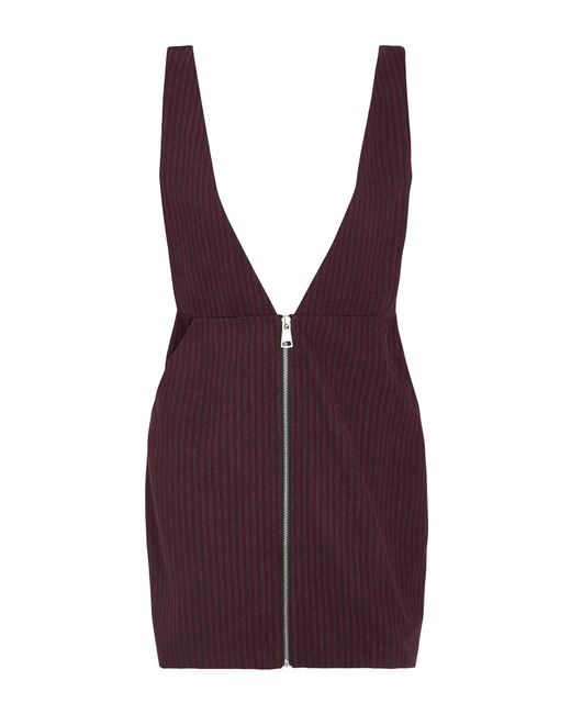 8 by YOOX Purple Mini Dress