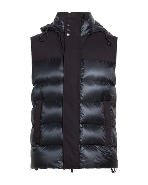 Herno Blue Vest Polyamide, Virgin Wool for men
