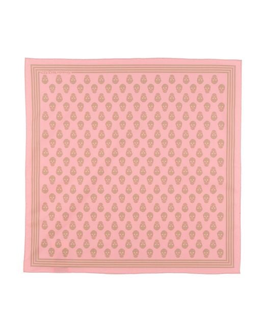 Sciarpa di McQueen in Pink da Uomo