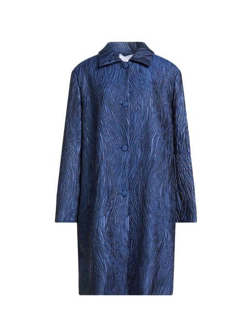 ATELIER LEGORA Blue Overcoat & Trench Coat