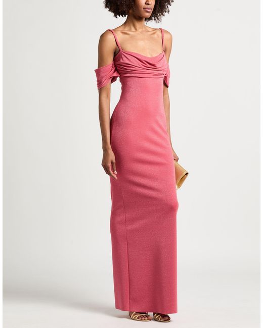 La Petite Robe Di Chiara Boni Red Maxi Dress Polyamide, Elastane