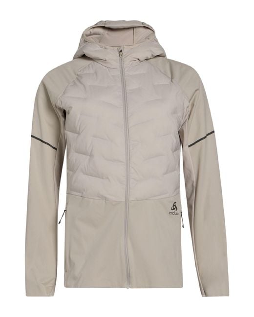 Odlo Gray Jacket Recycled Polyester, Elastane