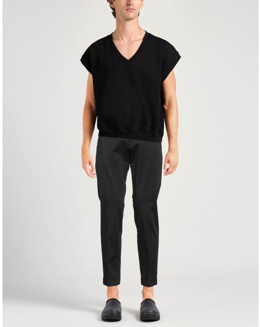 Michael Coal Black Trouser for men