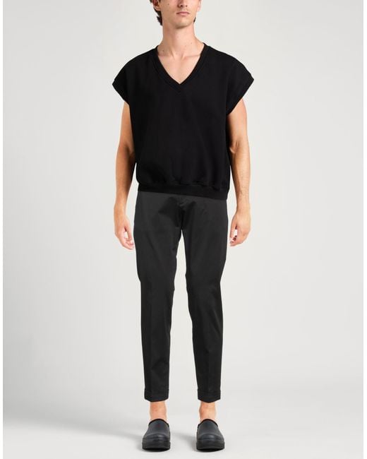 Michael Coal Black Trouser for men