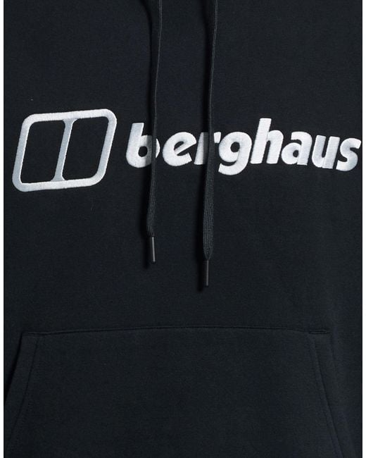 Berghaus Black Sweatshirt Cotton, Polyester, Elastane for men