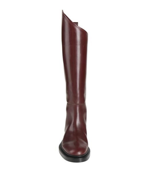Jil Sander Red Boot