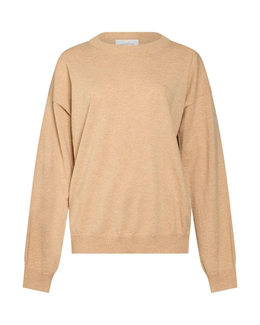 Ballantyne Natural Sand Sweater Wool