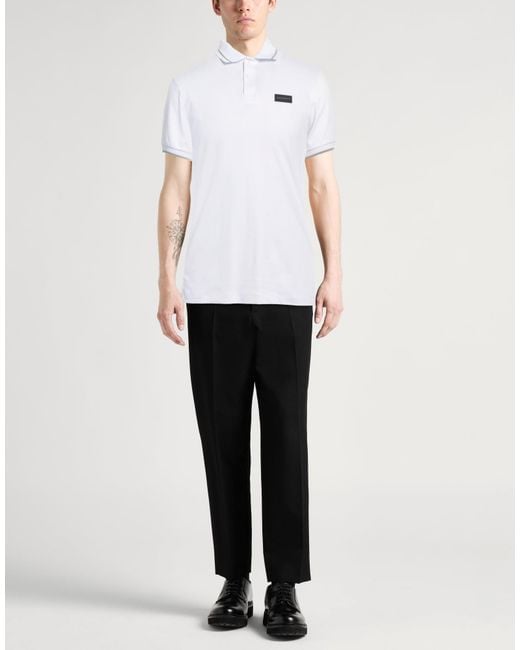 Polo Hackett de hombre de color White