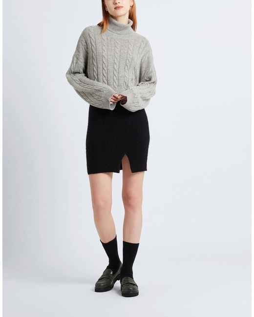 8 by YOOX Black Mini Skirt