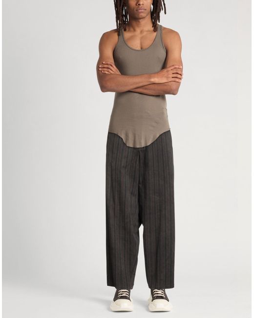 Yohji Yamamoto Gray Pants Cotton for men