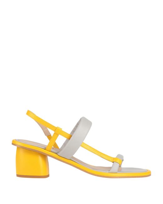 Sandales Alysi en coloris Yellow
