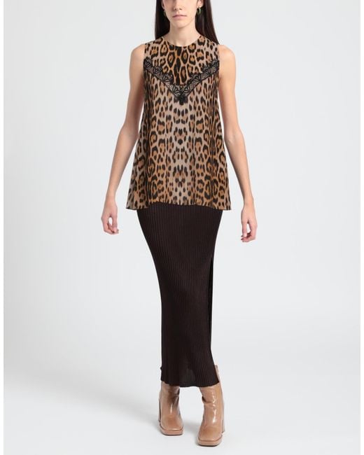 Roberto Cavalli Brown Top