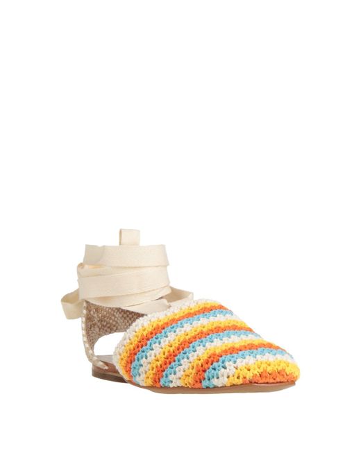 Castaner Natural Ballet Flats