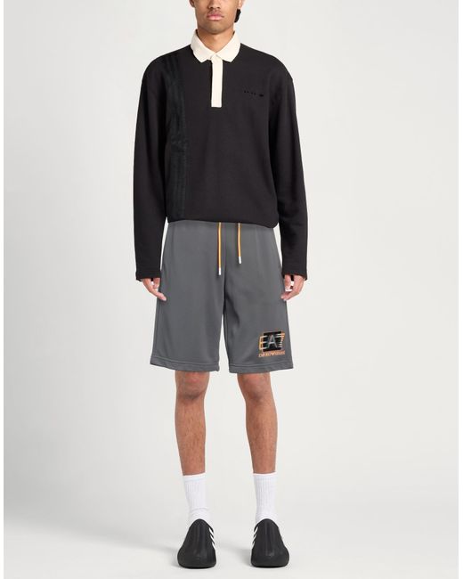 EA7 Gray Shorts & Bermuda Shorts for men