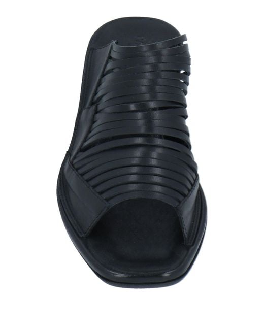 Pantanetti Black Sandals