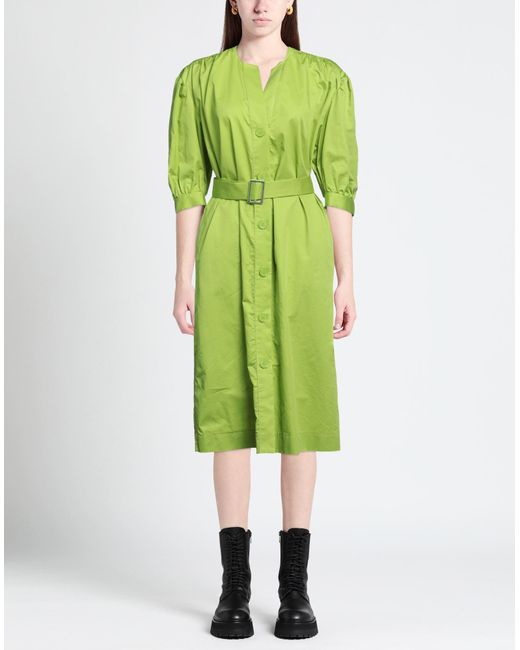 Kaos Green Midi Dress
